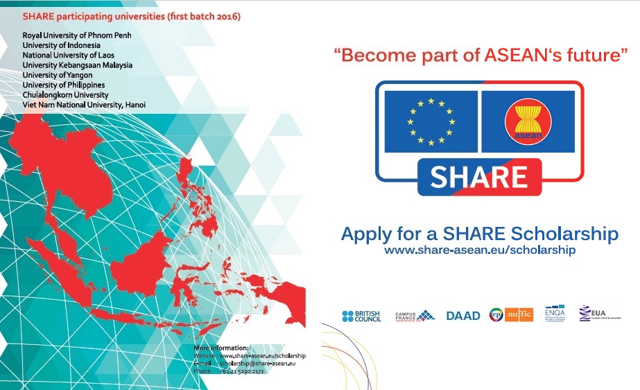 ASEAN-EU Scholarship 2017 (New Intake)