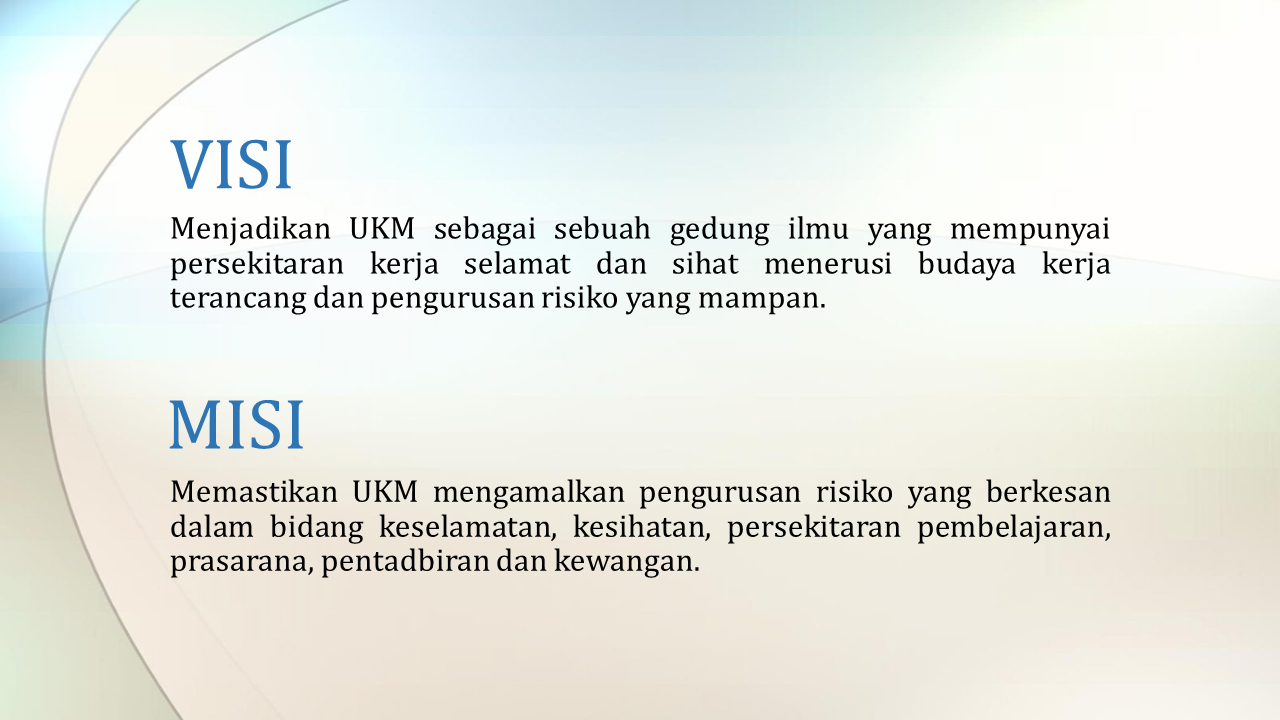 Visi & Misi | ROSH-UKM