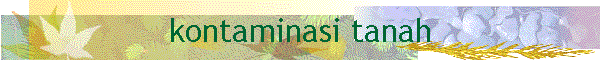 kontaminasi tanah