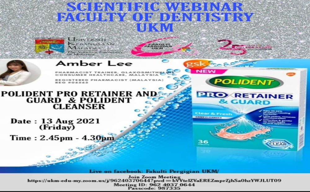 Webinar: Polident Pro Retainer & Guard and Polident Cleanser