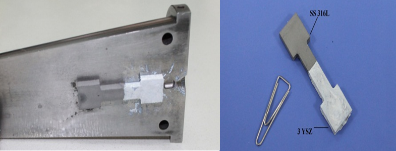 Stainless Steel (SS316L)/Zirconia (3YSZ)