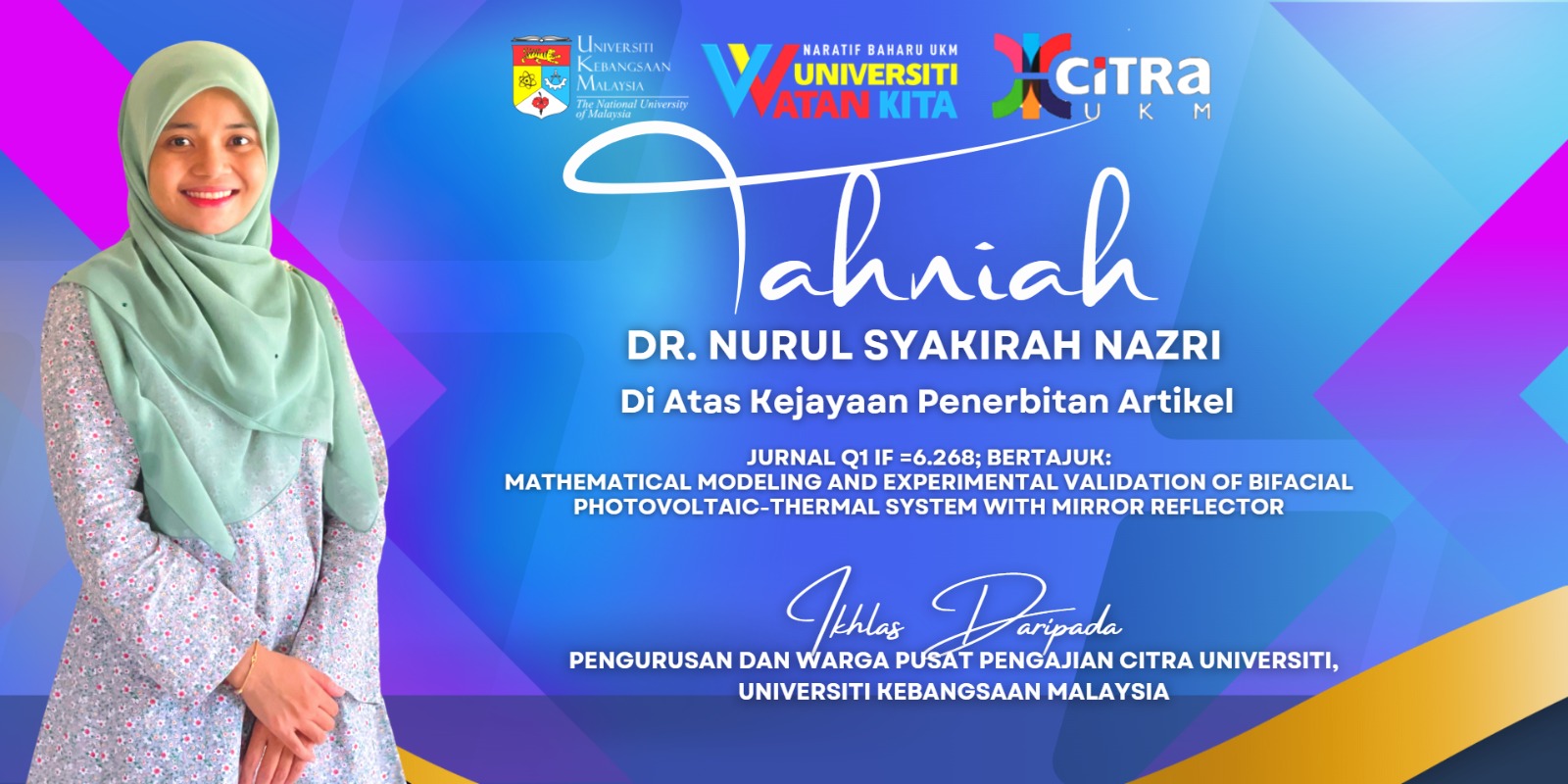 Tahniah Dr. Syakirah