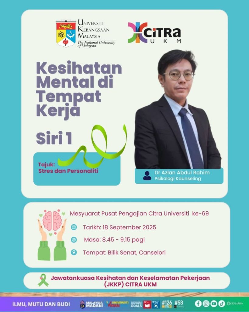 Kesihatan Mental di Tempat Kerja: Stres dan Personaliti
