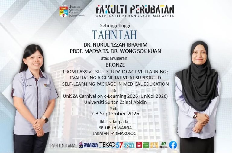 TAHNIAH PROF. MADYA TS. WONG SOK KUAN & DR. NURUL IZZAH