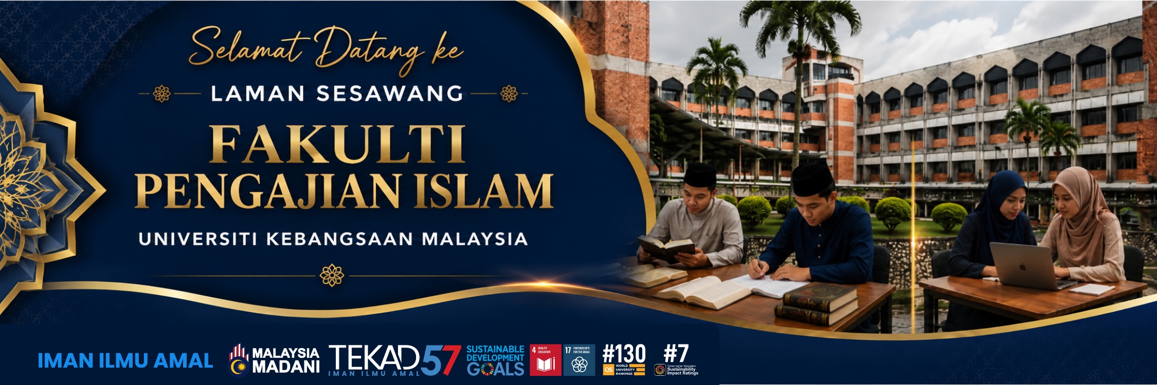 University Welcome Banner_ Islamic Studies Faculty