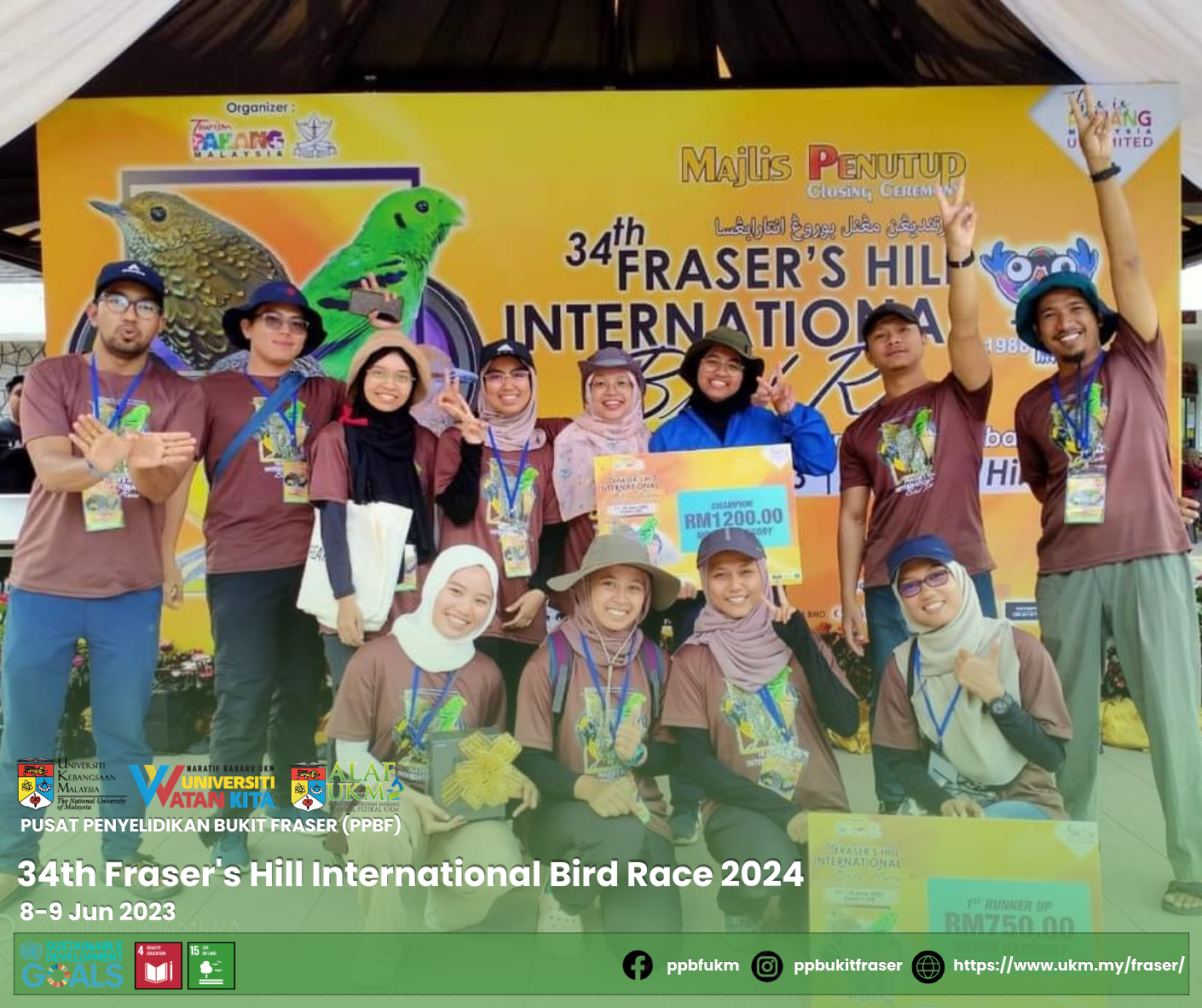 34th Fraser Hills International Bird Race 2024