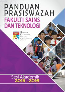 Buku Panduan Prasiswazah Fst Fakulti Sains Dan Teknologi