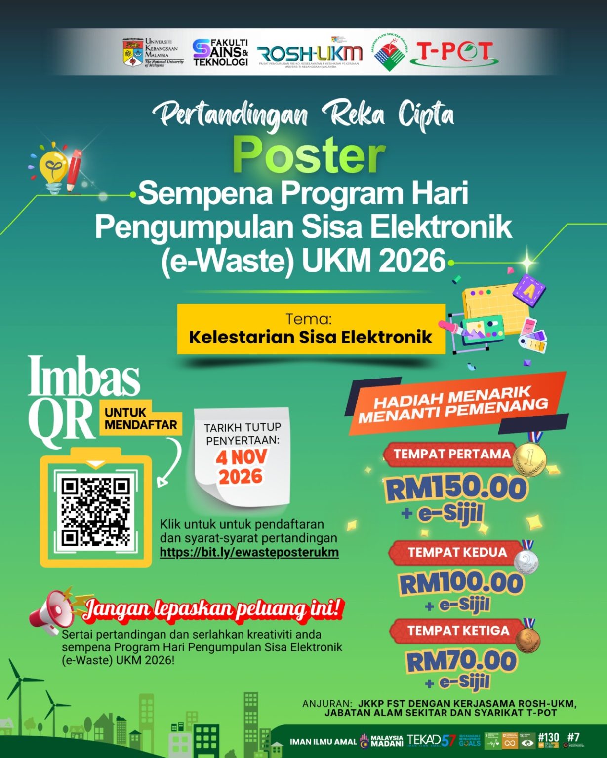 Pertandingan Reka Cipta Poster Sempena Program Hari Pengumpulan Sisa ...