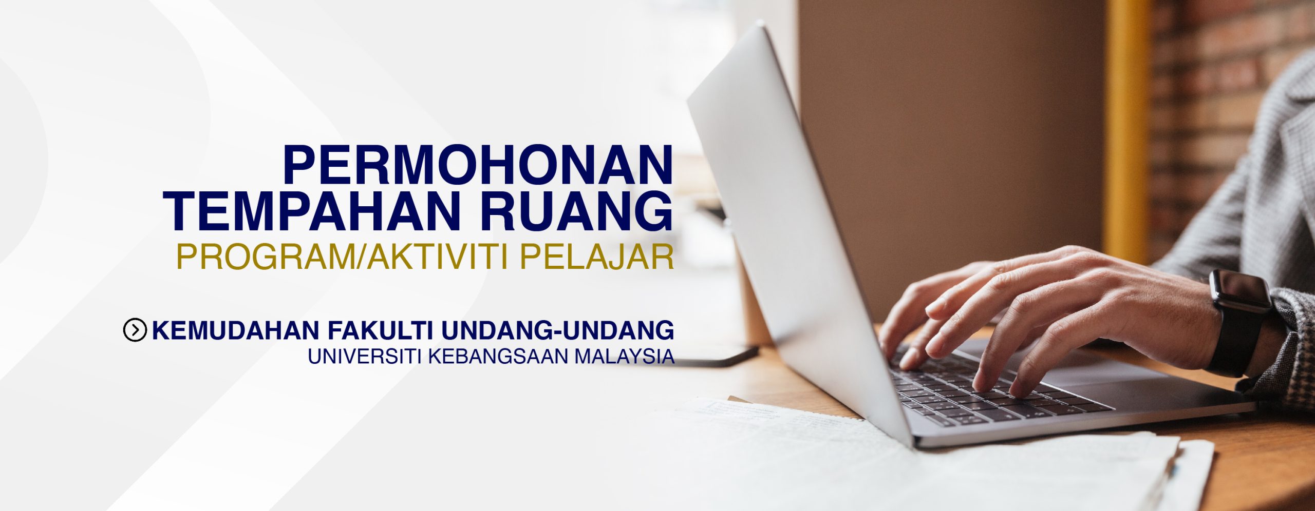 Permohonan tempahan ruang FUU di Page Download bahagian Facility