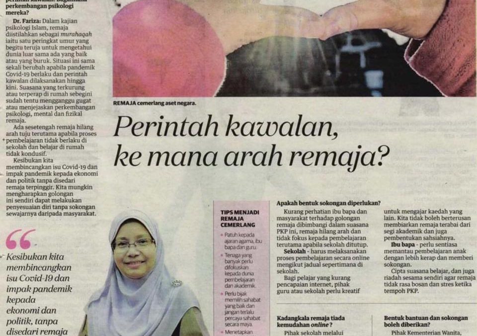 “Perintah kawalan, ke mana arah remaja” – Prof Dr Fariza Md Sham