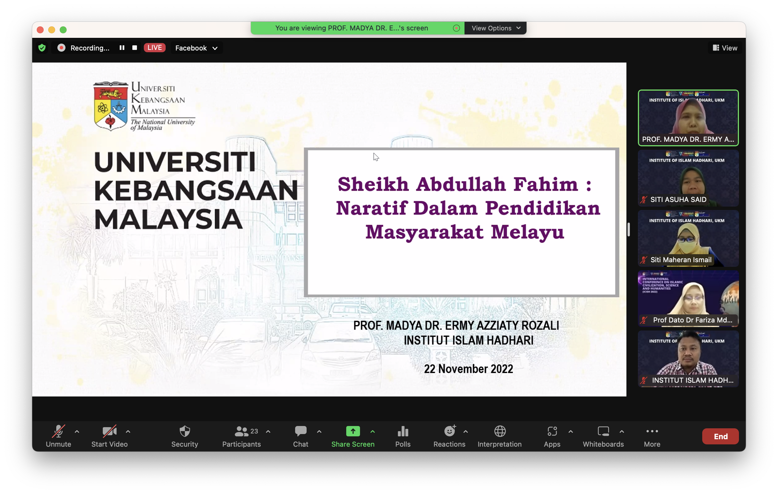 Wacana Hadhari Bil6-2022 Sheikh Abdullah Fahim - Naratif dalam Pendidikan Masyarakat Melayu pic015