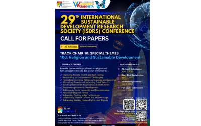 Call for Paper – 29th International Sustainable Development Research Society (ISDRS) Conference