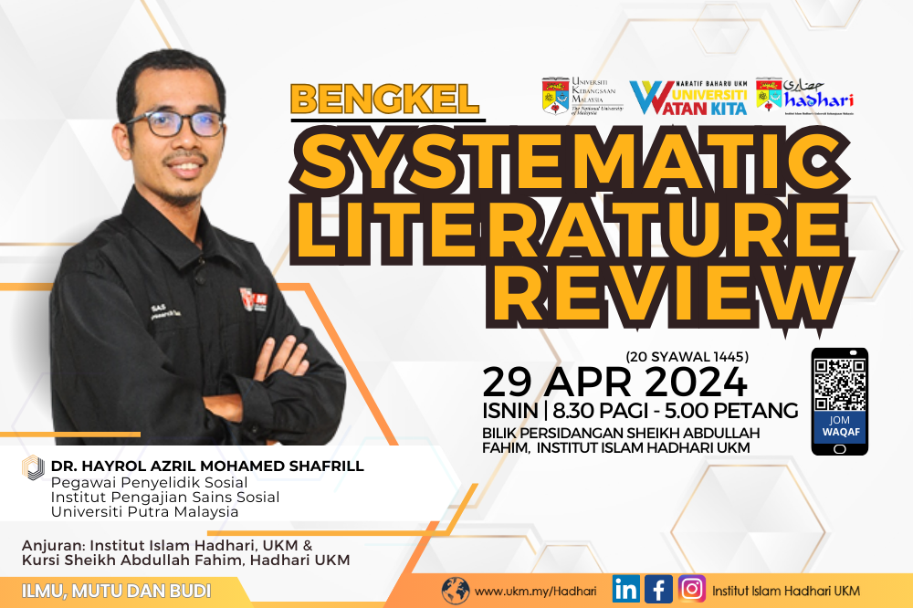 Bengkel Penulisan Artikel Jurnal Systematic Literature Review (SLR) 2.0