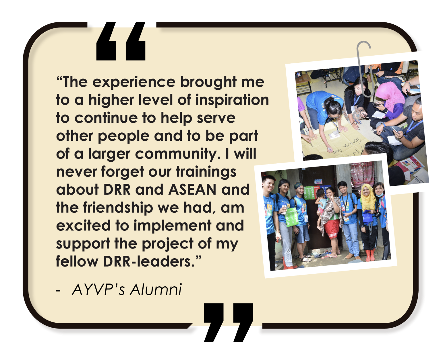 ASEAN Youth Volunteer Programme – Pusat Jaringan Industri & Komuniti