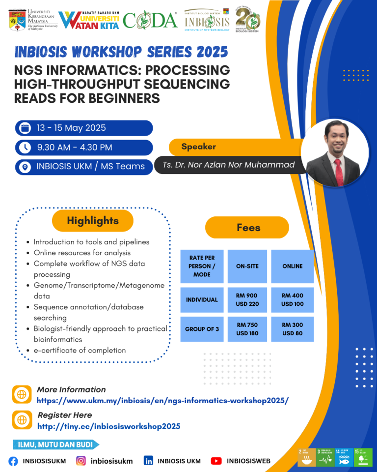 INBIOSIS Workshop Series 2025 – NGS Informatics: Processing high ...