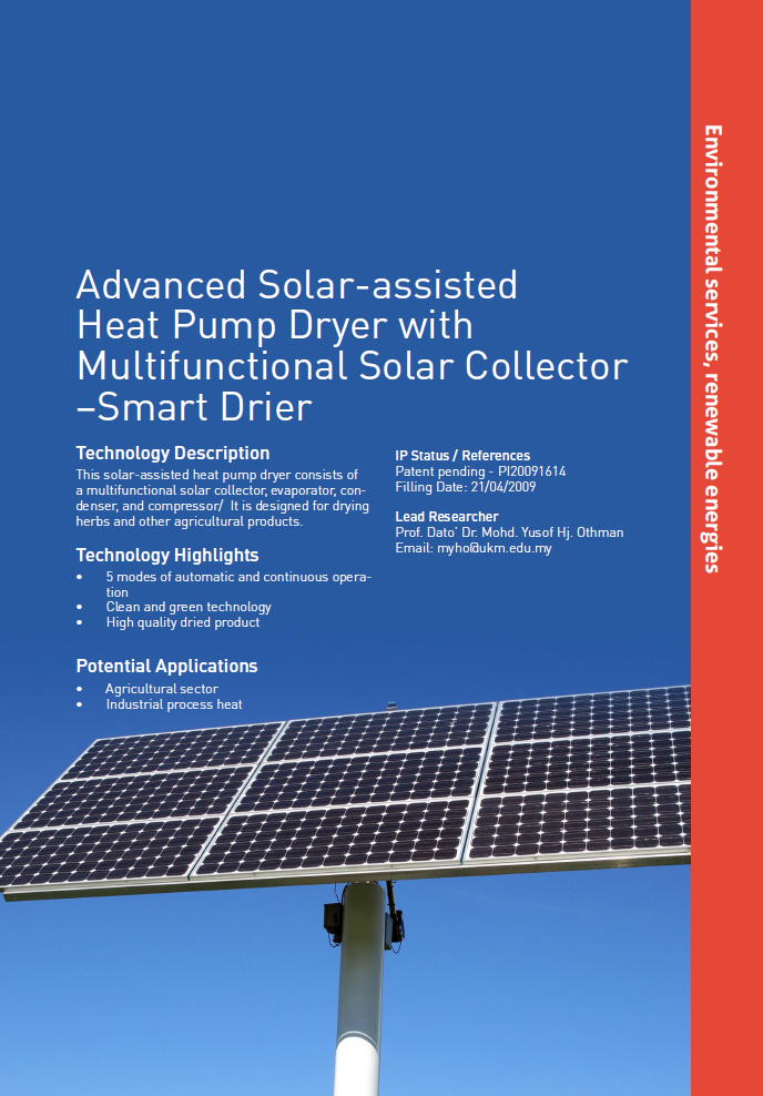 3_056_Advanced Solar-Assisted Heat Pump Dryer with Multifunctional Solar Collector – Smart Drier