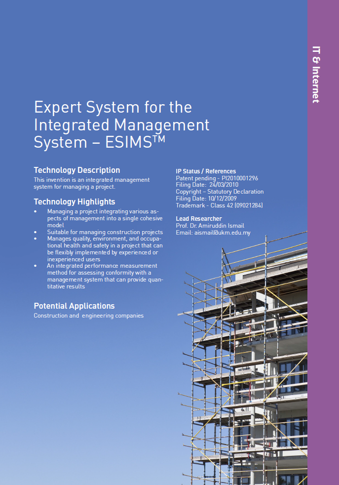 5_096_Expert System for the Integrated Management System – ESIMS™