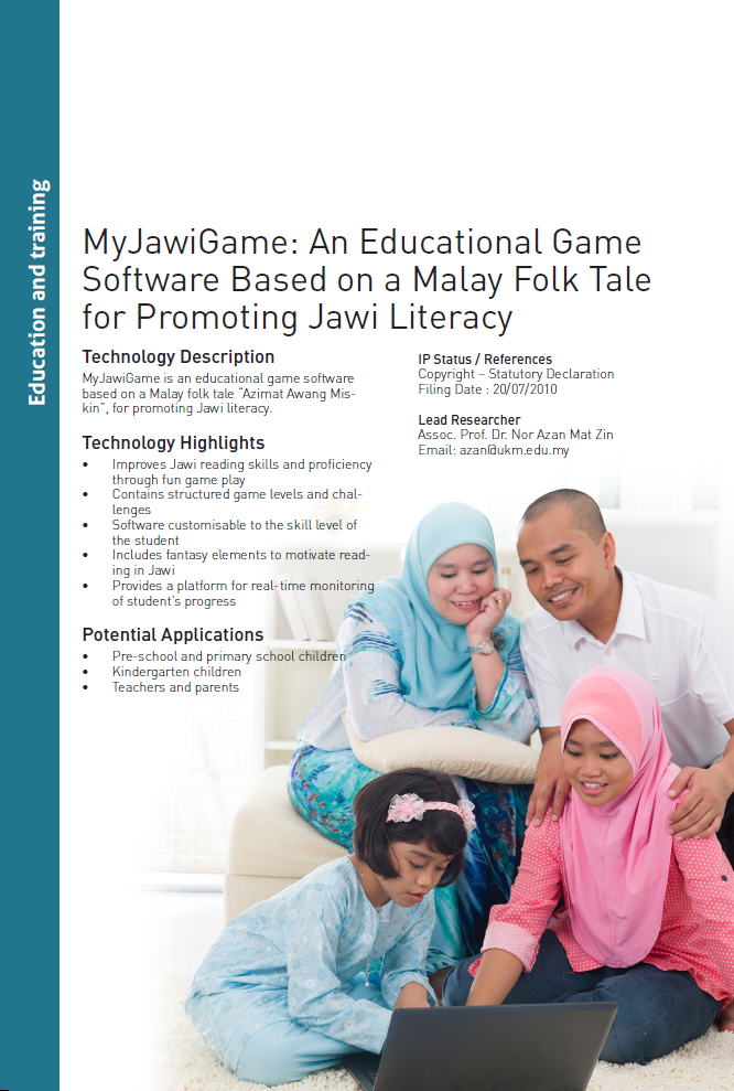 10_149_MyJawi Game: An Educational Game Software Based on a Malay Folk Tale for Promoting Jawi Literacy