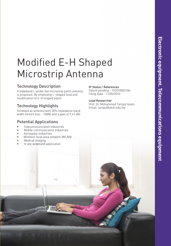 6_117_Modified E-H Shaped Microstrip Antenna
