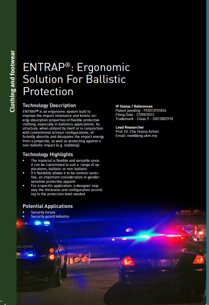 9_135_ENTRAP®: Ergonomic Solution For Ballistic Protection