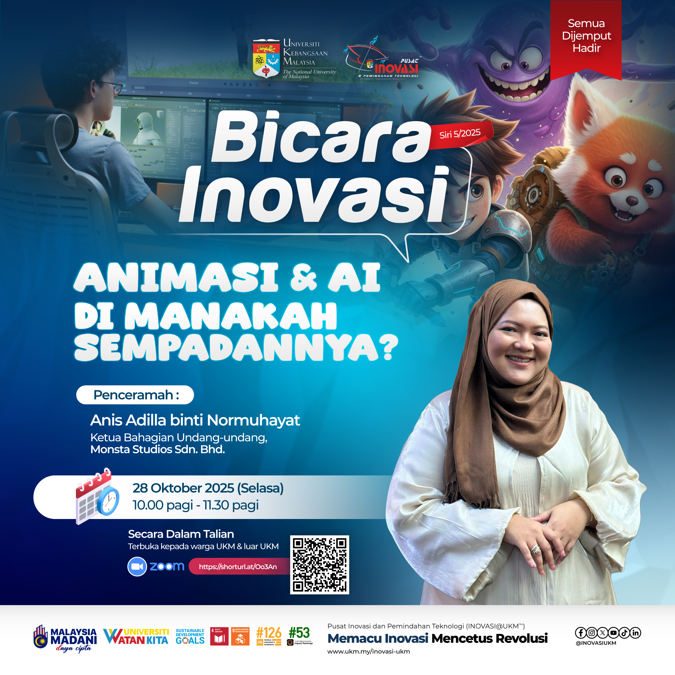 BICARA INOVASI 5/2025 – Animasi & AI : Di manakah sempadannya?