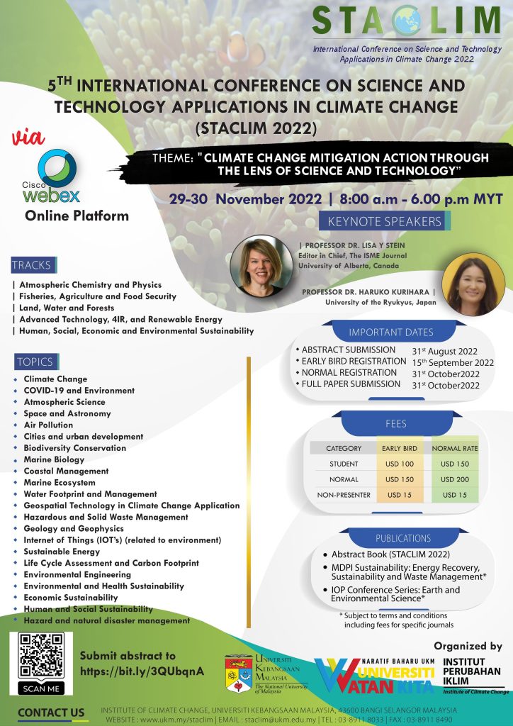Call for Papers! 5th International Conference on Science and Technology