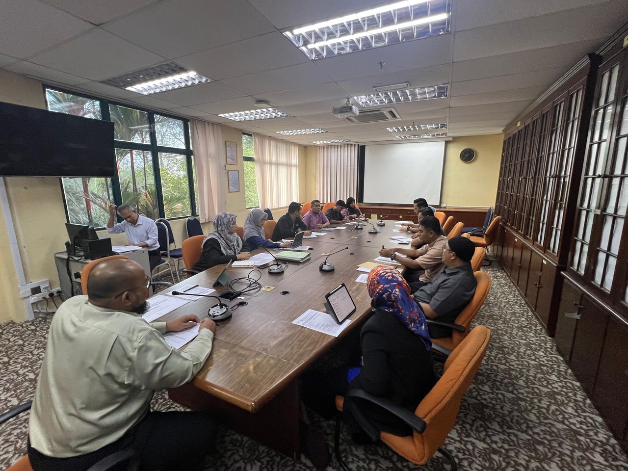 Mesyuarat Pra Pembinaan – Cadangan Kerja Menaiktaraf Pejabat Pusat UKM ISN-SDG