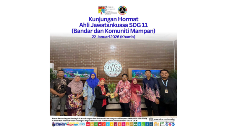 Kunjungan Hormat Ahli Jawatankuasa SDG 11 (Sustainable Cities & Communities)