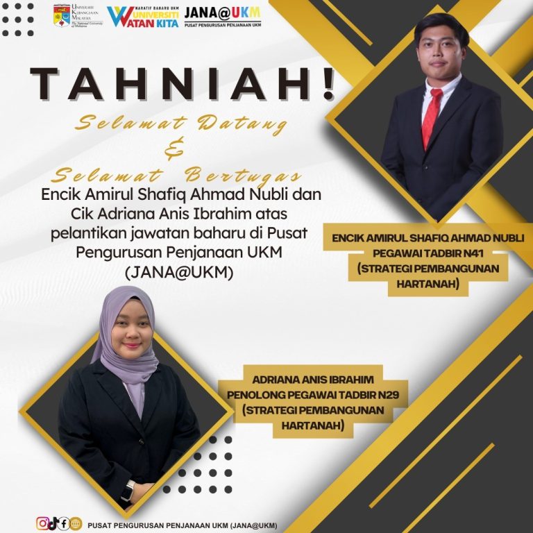 Kakitangan Baharu di JANA@UKM