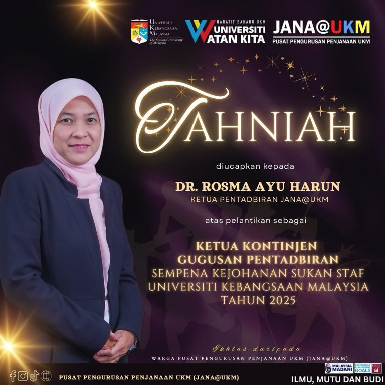 Tahniah Dr. Rosma Ayu Harun