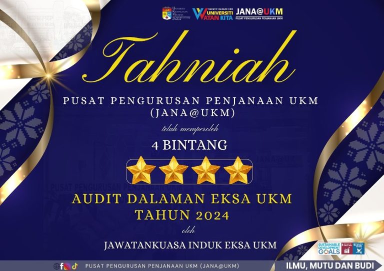 Tahniah Warga JANA@UKM