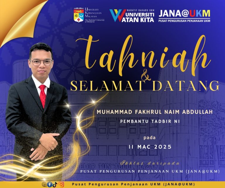 Tahniah Muhammad Fakhrul Naim Abdullah