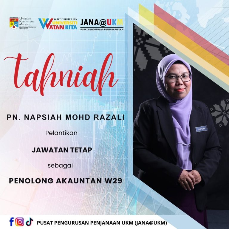 Tahniah Puan Napsiah Mohd Razali