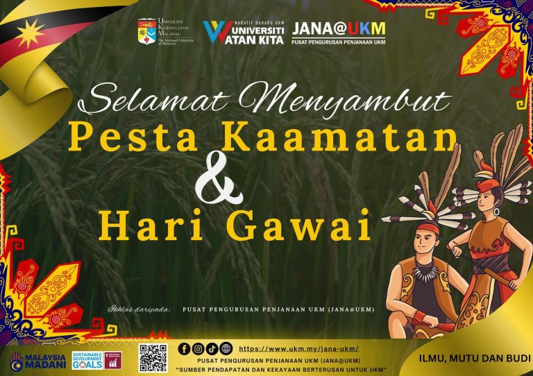 Selamat Menyambut Pesta Kaamatan & Hari Gawai Tahun 2025