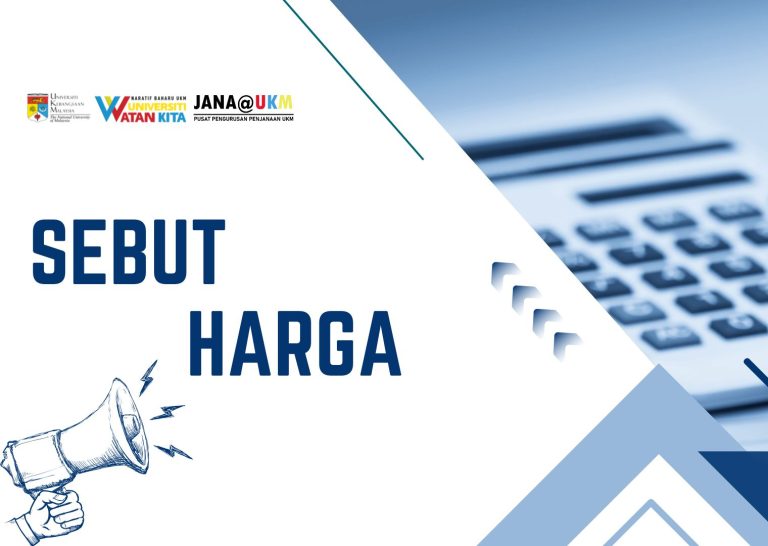 SEBUT HARGA BAGI PERKHIDMATAN MEMPROMOSI, MENGAMBIL, MENYUNTING, MENCETAK DAN MENGEDAR GAMBAR GRADUAN (PENTAS) SERTA MEMBEKAL BINGKAI GAMBAR DI MAJLIS KONVOKESYEN KE-53 UKM UNTUK PUSAT PENGURUSAN PENJANAAN UKM (JANA@UKM), UKM (NETSS202500243)