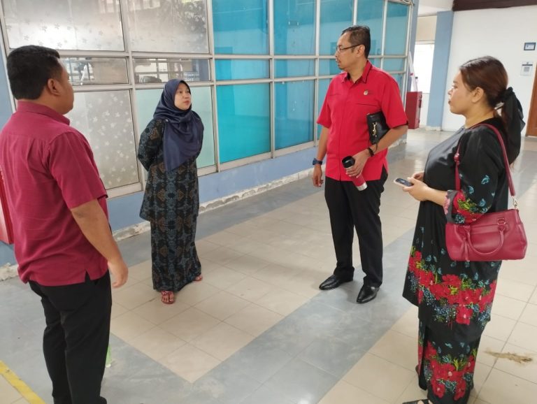 Lawat Periksa Bahagian Fasiliti dan Digital di Kafetaria Kolej Aminuddin Baki