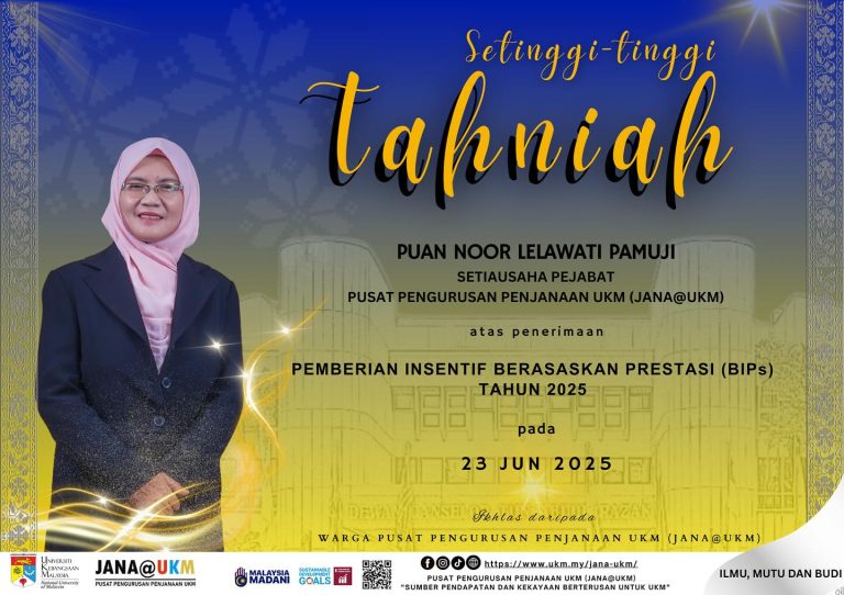 Tahniah Puan Noor Lelawati Pamuji