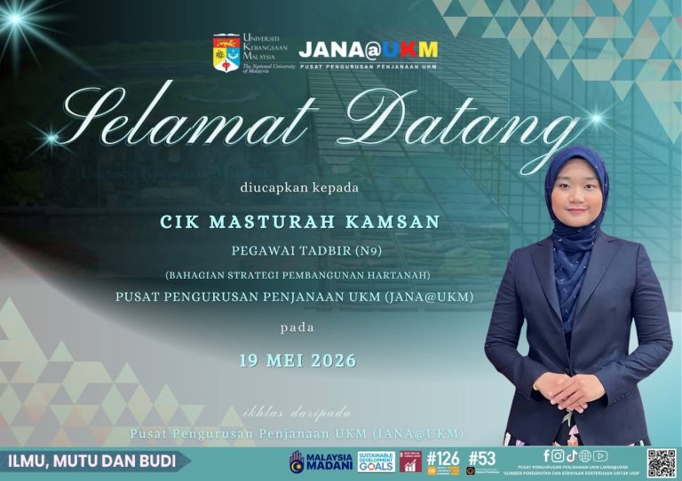 Selamat Datang Cik Masturah Kamsan