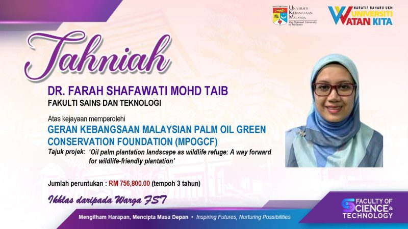 Congratulation to Dr Farah Shafawati Mohd Taib: Malaysian Palm Oil ...