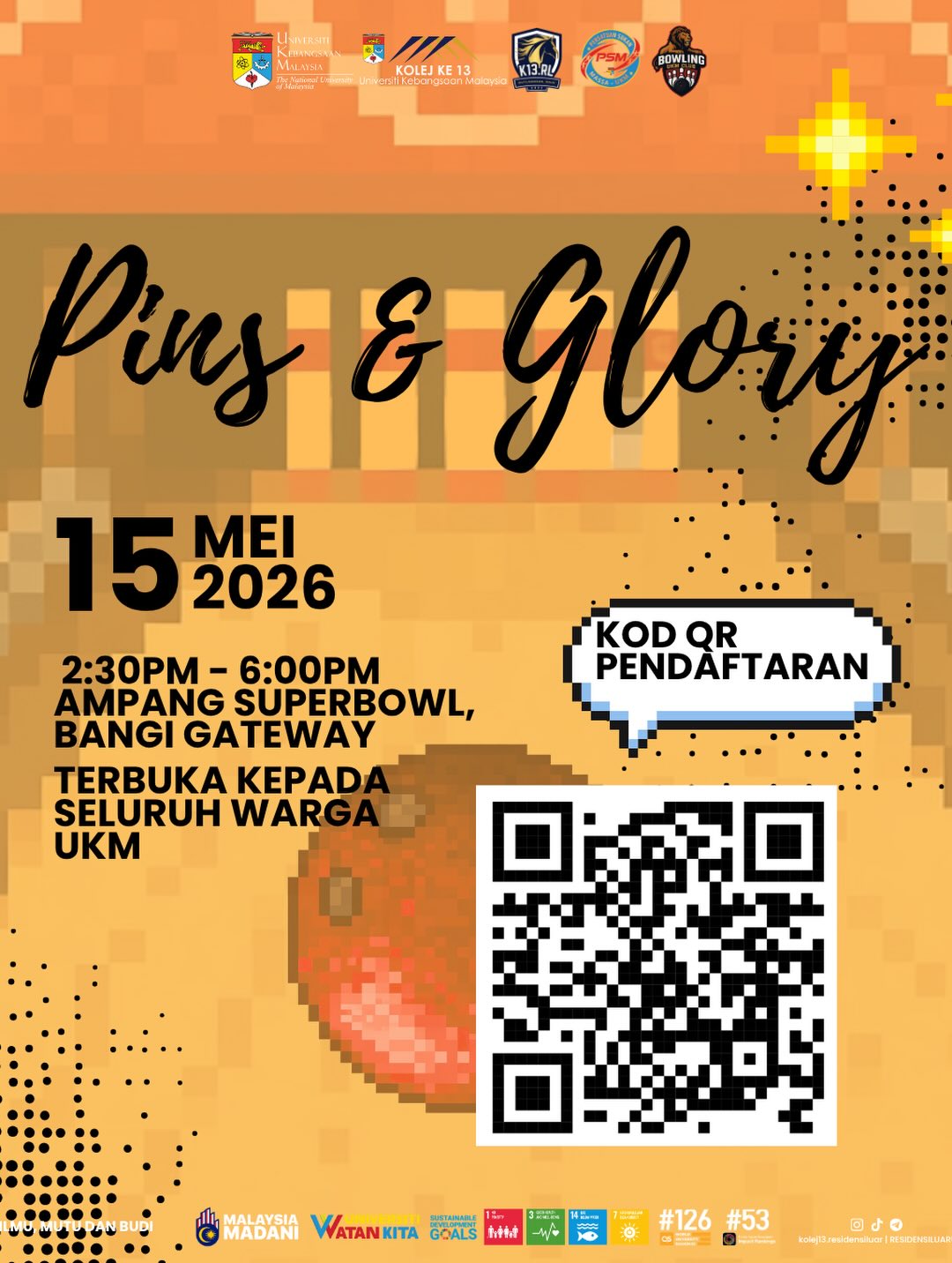 Program Pins & Glory – Kolej ke-13