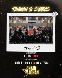 Syabas dan tahniah kepada kelab TEKAD (1)
