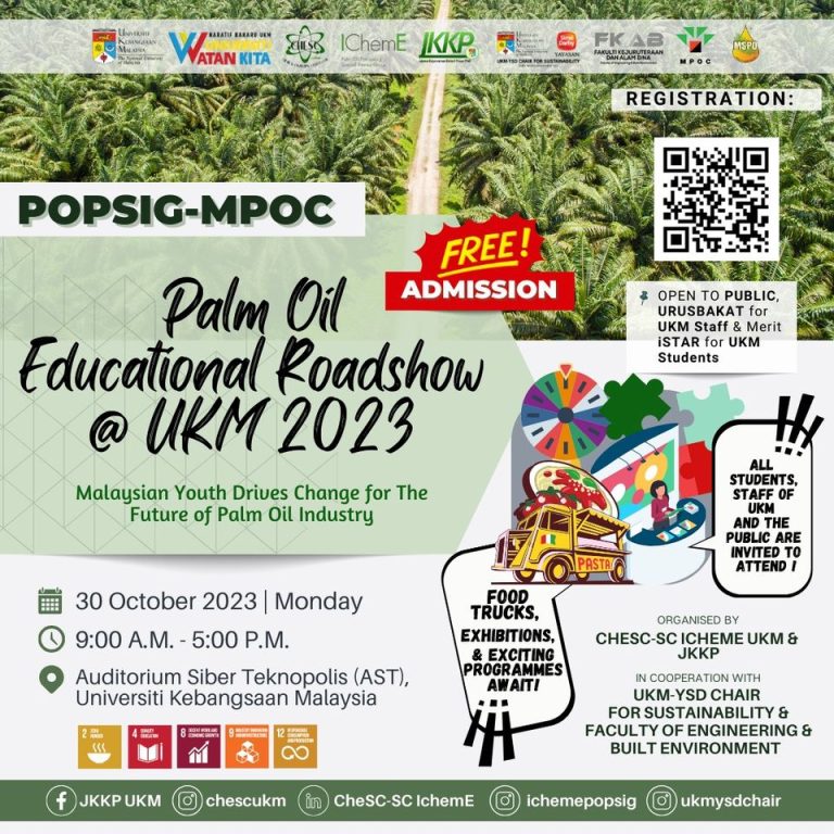 POPSIG-MPOC Palm Oil Educational Roadshow@UKM 2023