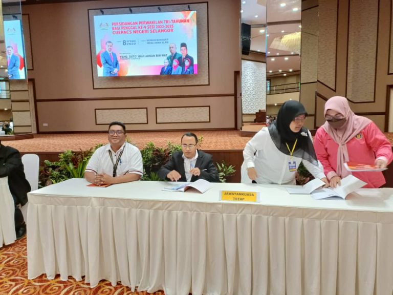 Persidangan Perwakilan Tritahunan Kali ke 9 Cuepacs Negeri Selangor 2022-2025