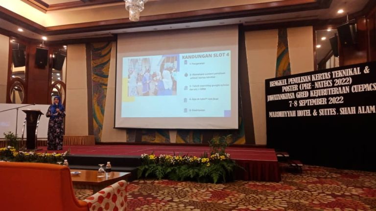Bengkel Kertas kerja Teknikal & Poster Pre-Natecs 2022. Jawatankuasa Gred Teknikal Cuepacs.