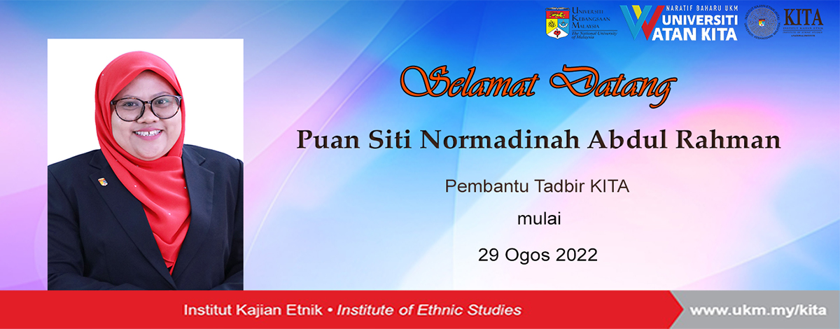 Selamat datang ke KITA Pn. Siti Normadinah Abdul Rahman