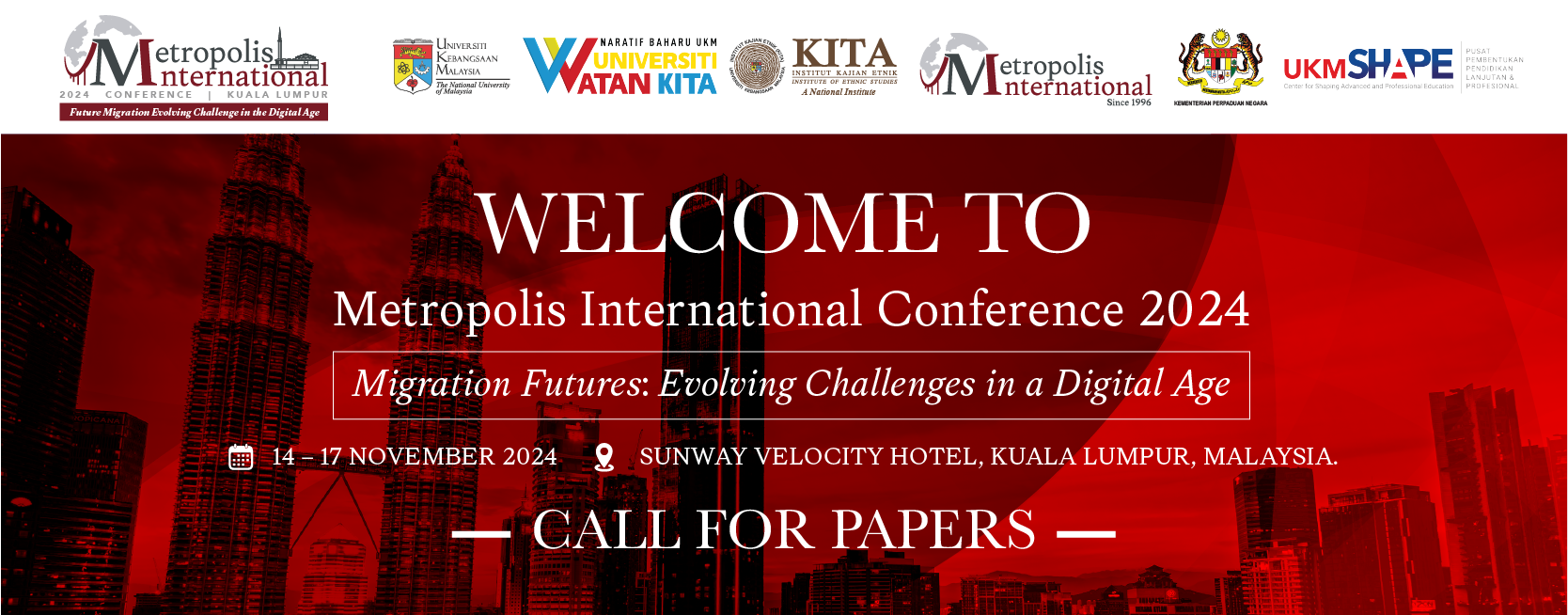 Metropolis International Conference 2024 Call for Paper