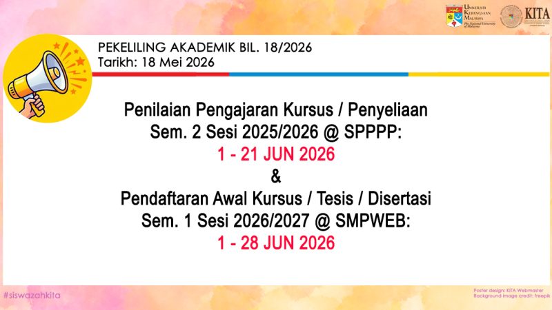 pekeliling akademik 2026-18 bm fb