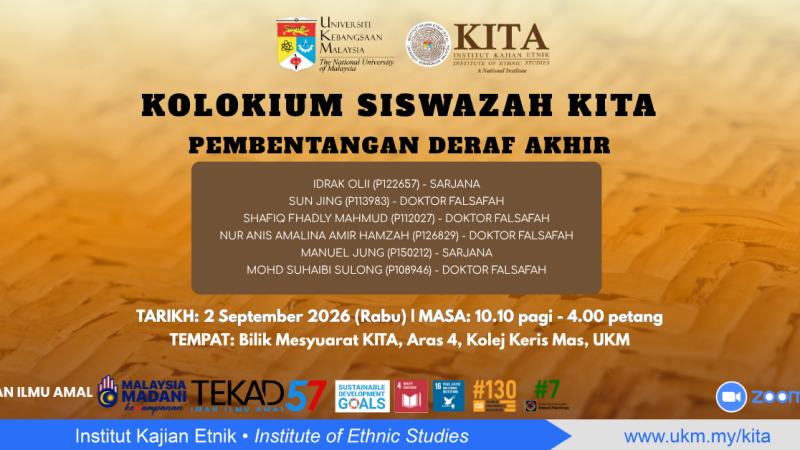 2/2025-2026 KITA Postgraduate Final Draft Colloquium, 2 September 2026