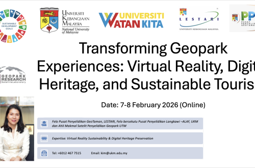 Memperkasa Smart Geopark Melalui Teknologi Imersif dan Pendigitalan Warisan