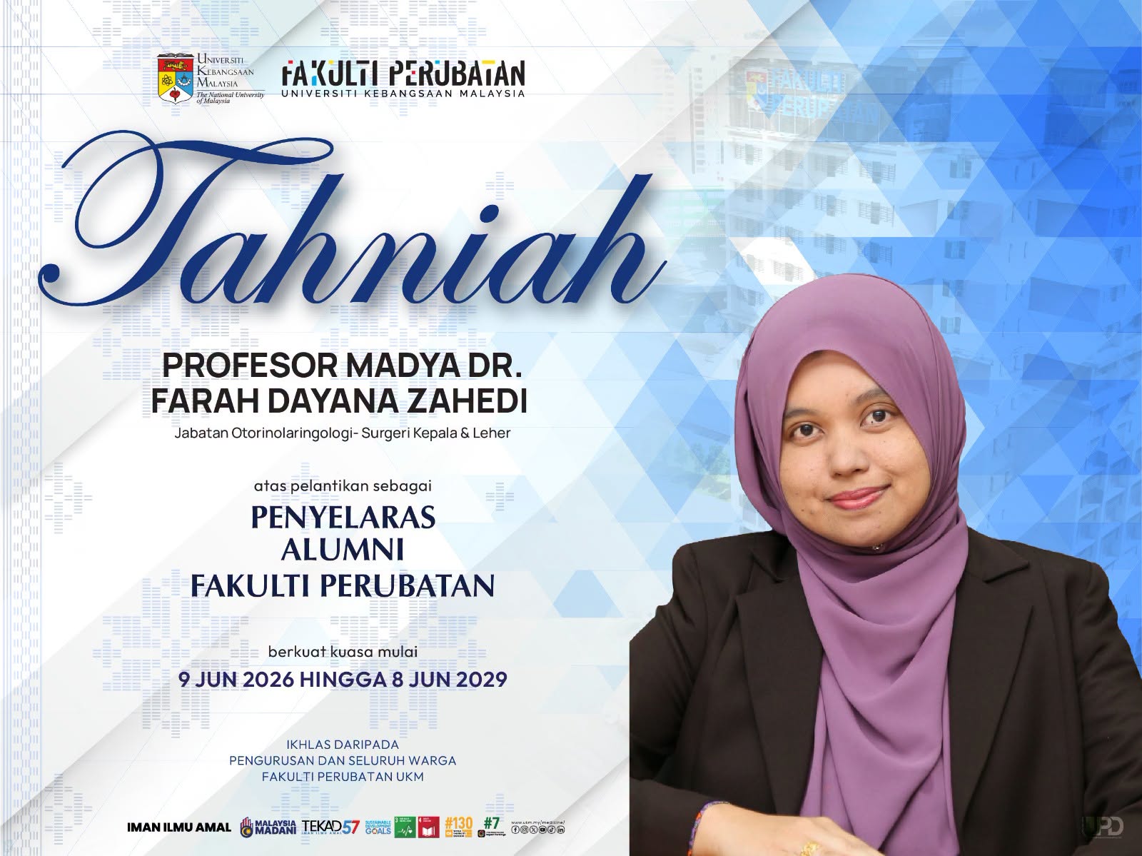 PROF. MADYA DR. FARAH DAYANA ZAHEDI